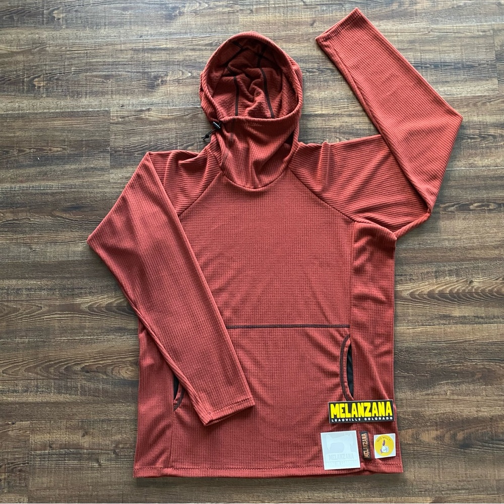 ❤️🏔️🤎2024 Melanzana V2 Microgrid Hoodie Mens Large Melly All Canyon color